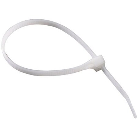 Vortex Cable Tie, 11 in L, 3 in Max Bundle Dia., Natural, Nylon 6/6, 75 lb Strength VO2472083